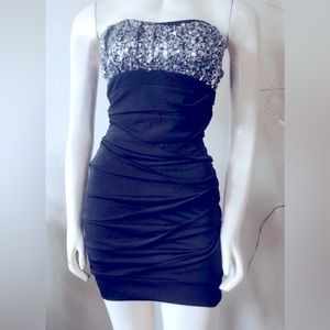Sparkly Strapless Dress